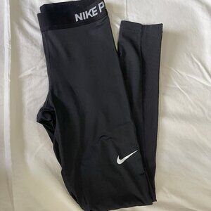 Nike Pro Dri-Fit Black Leggings Size Medium